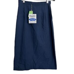 Vintage Cape Cod Originals Blue Polyester Cotton Skirt Women's Size 10 NOSWT